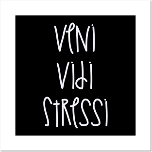 Veni Vidi Stressi Posters and Art